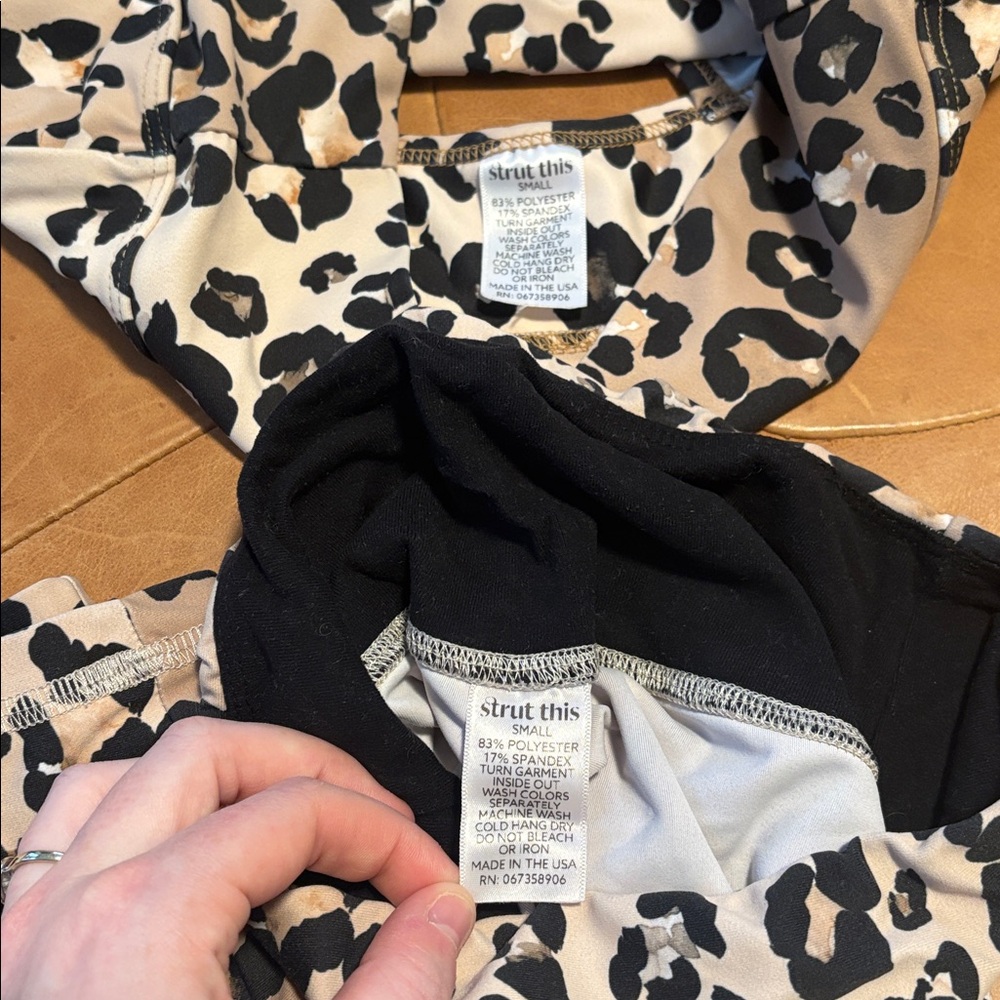 Strut This Leopard Print Activewear Set - Picture 2 of 2